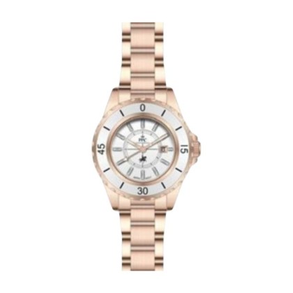 Paris Polo Club PPC-EJ06-RG-WE Crystal Hour Markers Women Watch